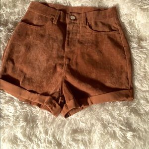 Vintage brown shorts/s-m sizing/NEVER WORN